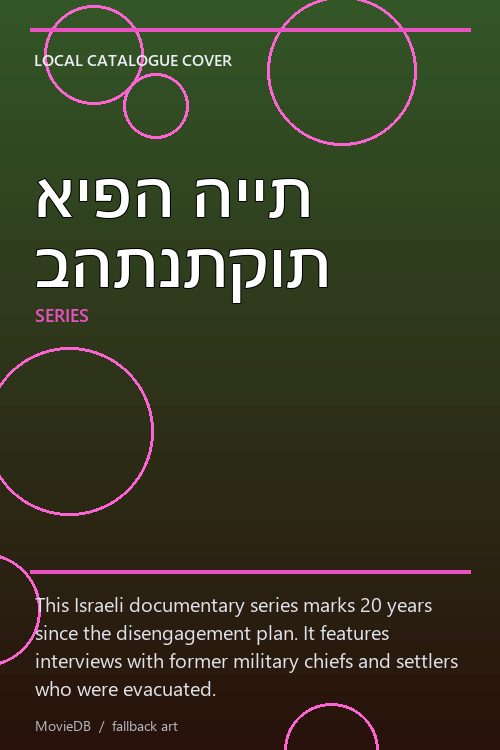 איפה היית בהתנתקות poster
