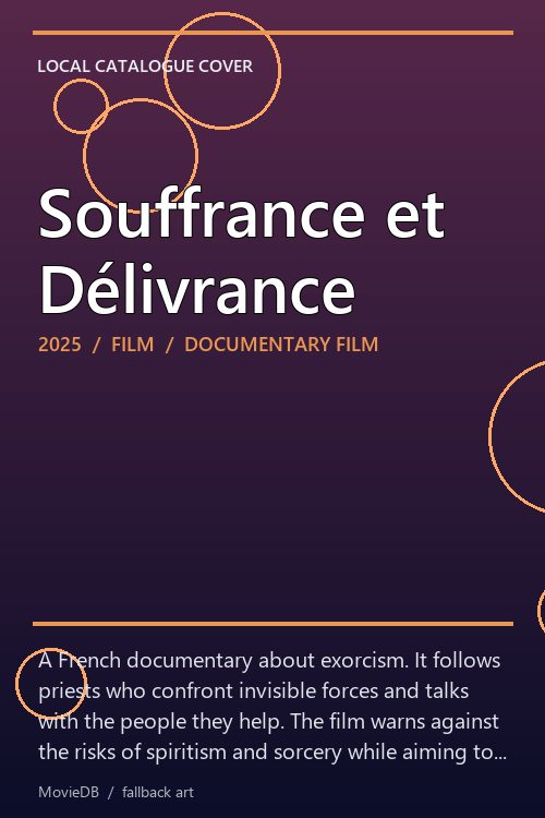 Souffrance et Délivrance poster