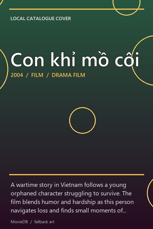 Con khỉ mồ côi poster
