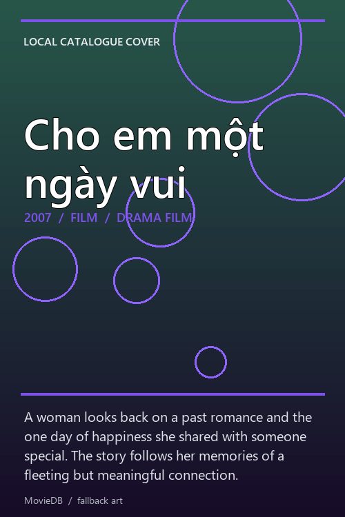 Cho em một ngày vui poster