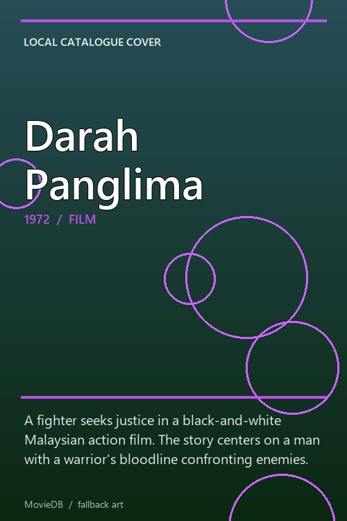 Darah Panglima poster