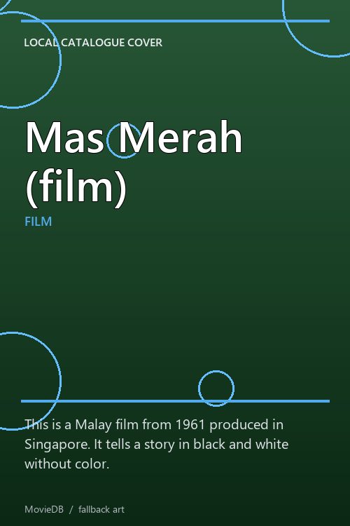 Mas Merah (film) poster