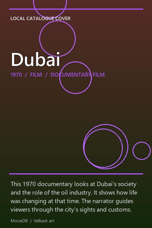 Dubai poster
