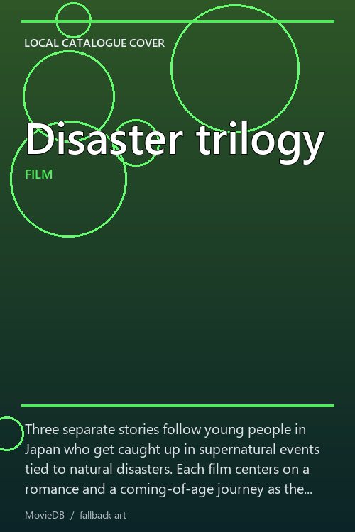 Disaster trilogy poster
