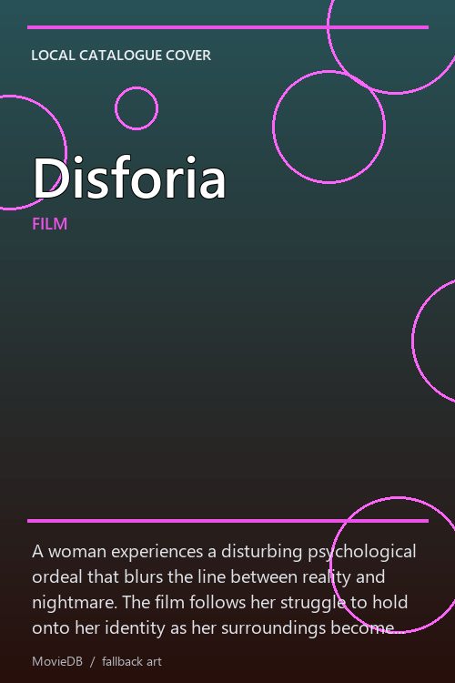 Disforia poster