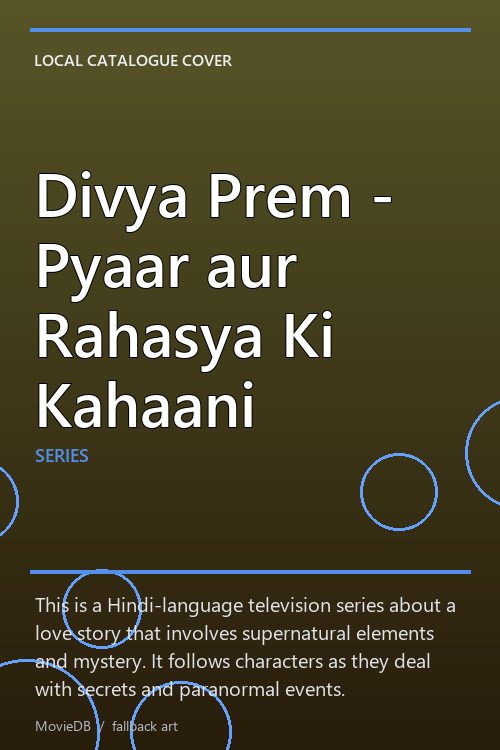 Divya Prem - Pyaar aur Rahasya Ki Kahaani poster