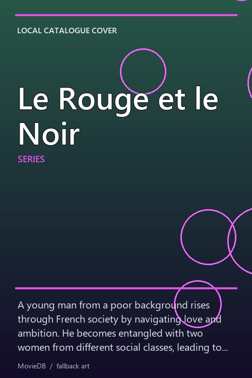 Le Rouge et le Noir poster