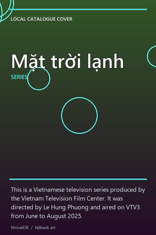 Mặt trời lạnh poster