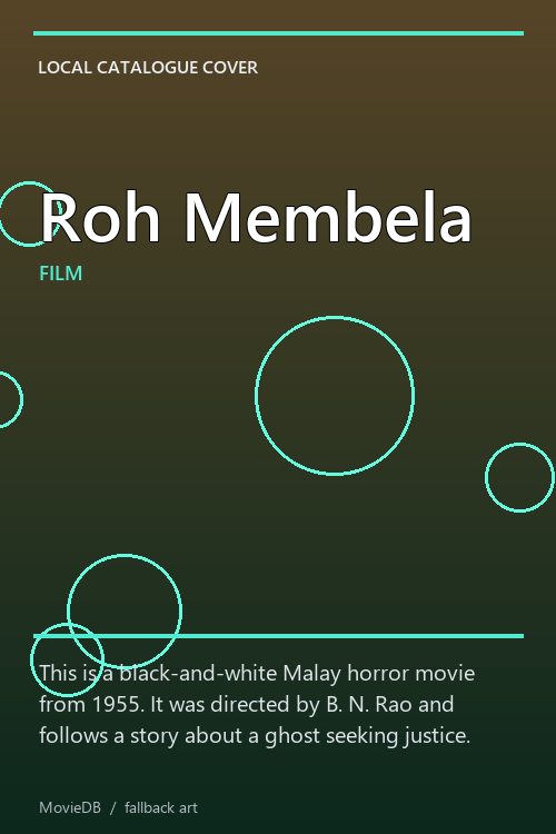 Roh Membela poster