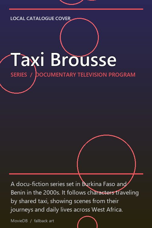 Taxi Brousse poster