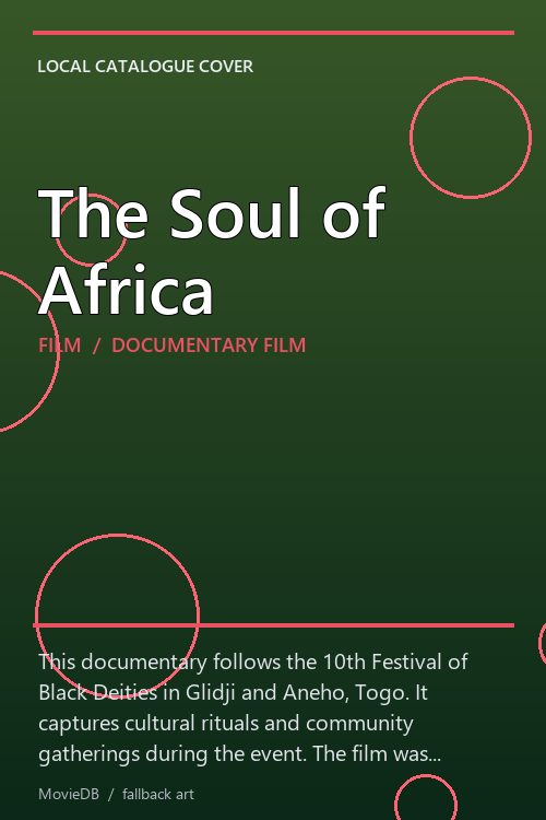 The Soul of Africa poster