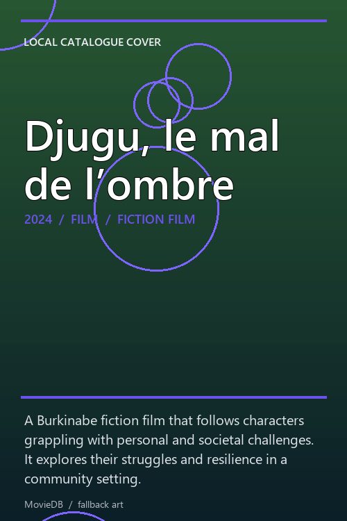 Djugu, le mal de l’ombre poster