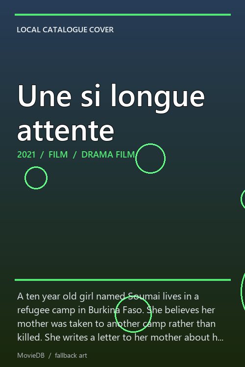 Une si longue attente poster
