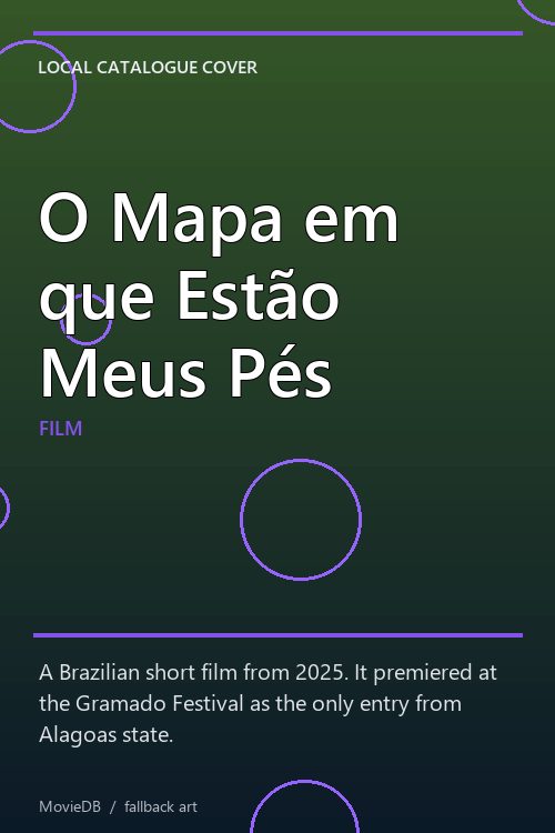 O Mapa em que Estão Meus Pés poster