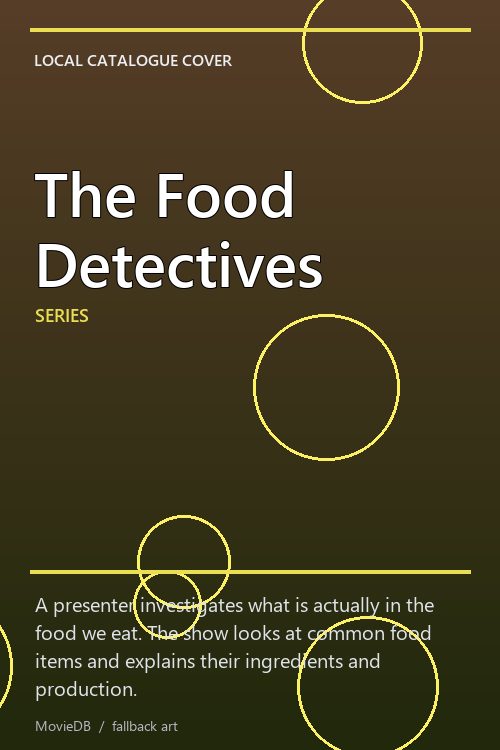 The Food Detectives poster