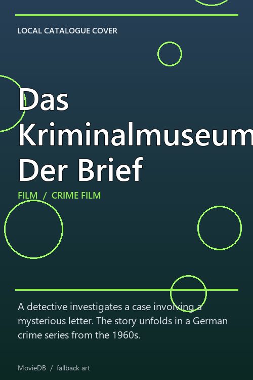 Das Kriminalmuseum: Der Brief poster