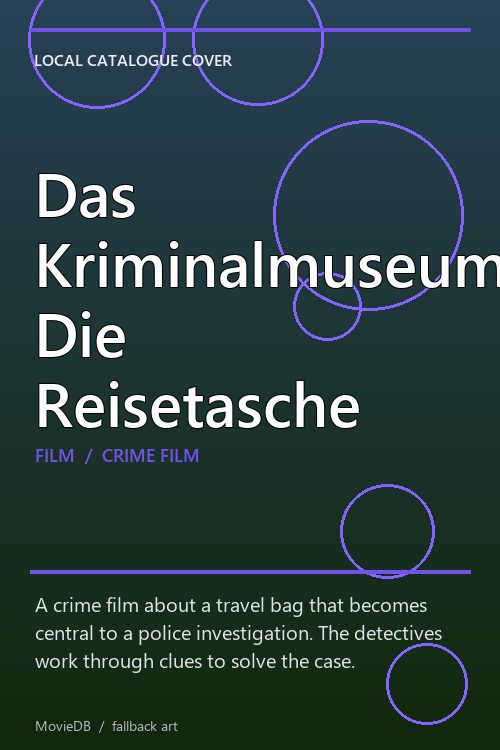 Das Kriminalmuseum: Die Reisetasche poster