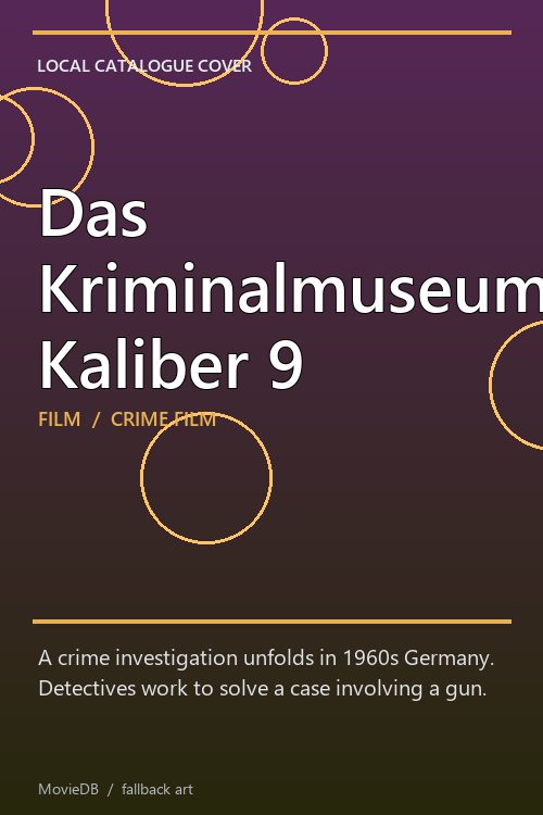 Das Kriminalmuseum: Kaliber 9 poster