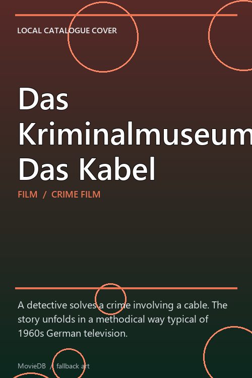Das Kriminalmuseum: Das Kabel poster