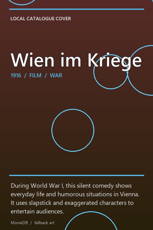 Wien im Kriege poster