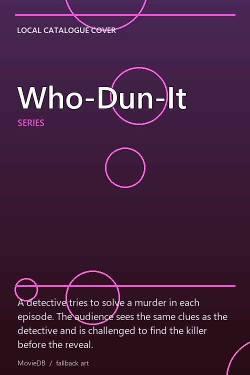 Who-Dun-It poster