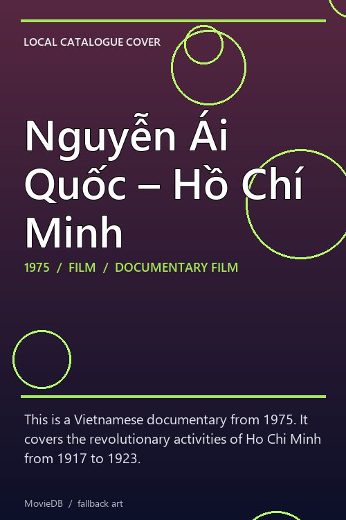 Nguyễn Ái Quốc – Hồ Chí Minh poster
