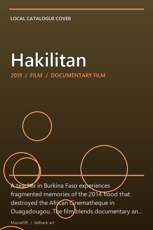 Hakilitan poster