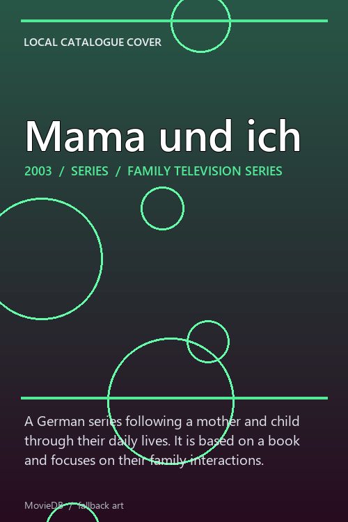 Mama und ich poster