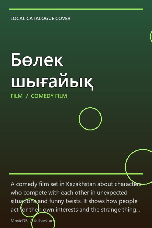 Бөлек шығайық poster