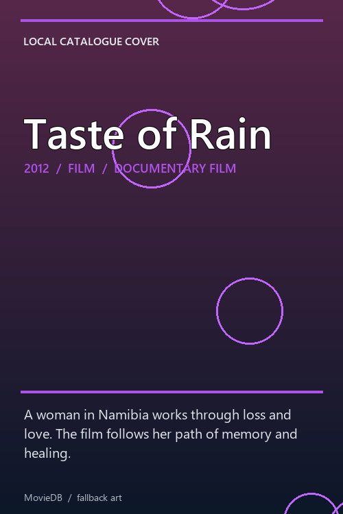 Taste of Rain poster