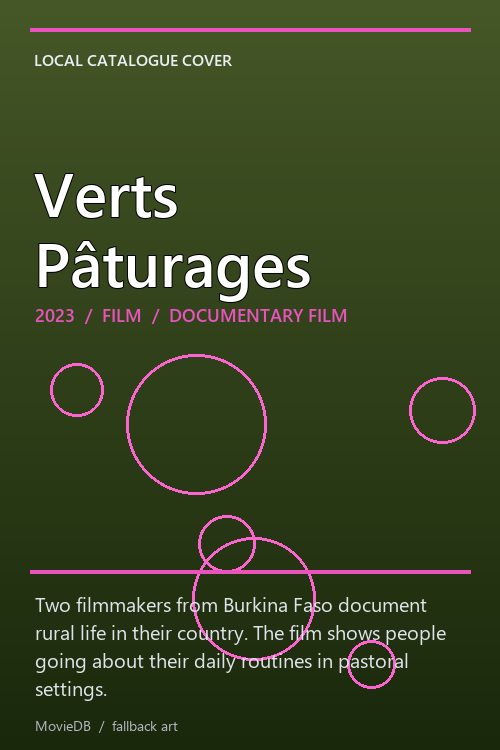 Verts Pâturages poster