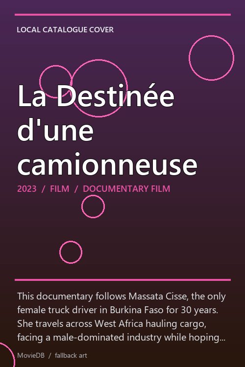 La Destinée d'une camionneuse poster
