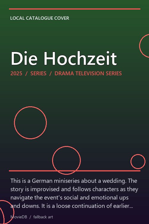 Die Hochzeit poster