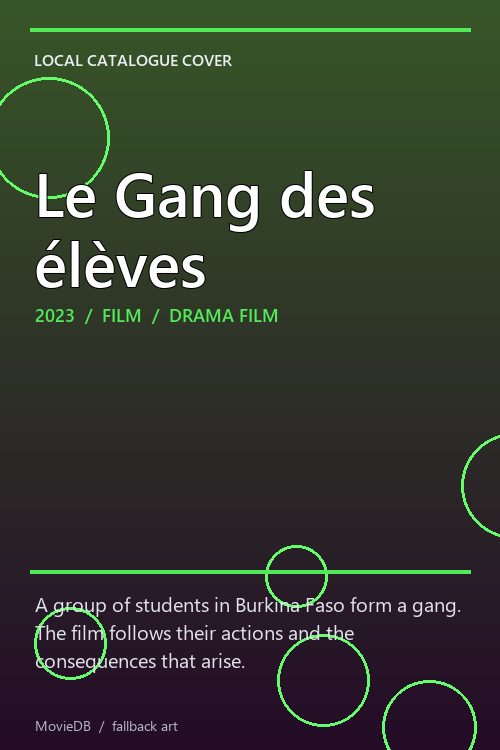 Le Gang des élèves poster
