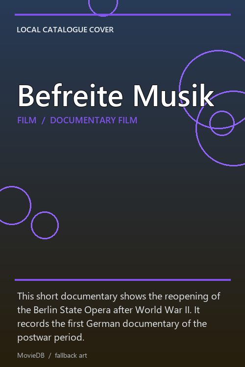 Befreite Musik poster