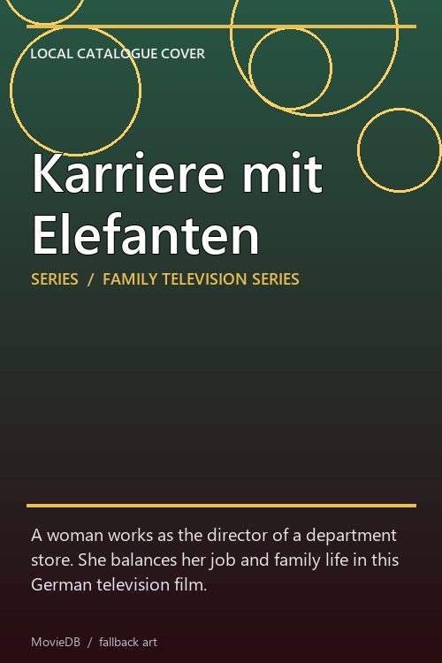 Karriere mit Elefanten poster