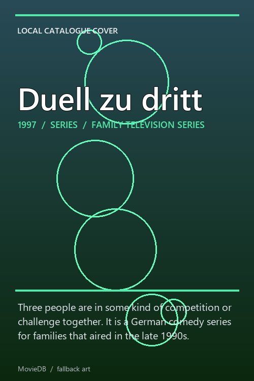 Duell zu dritt poster