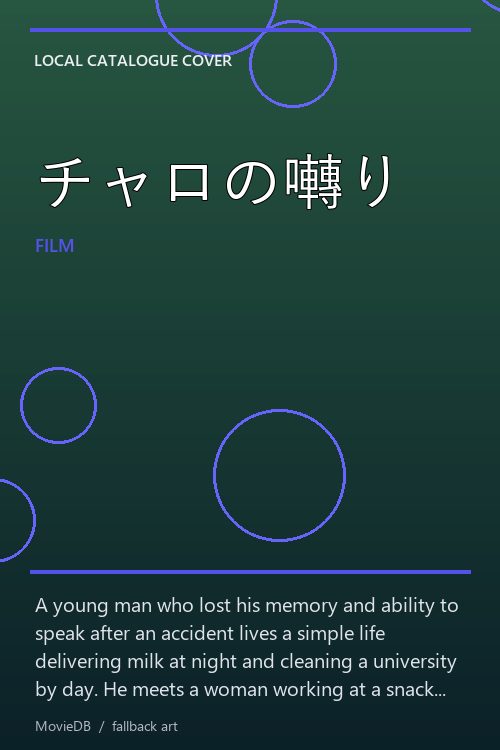 チャロの囀り poster