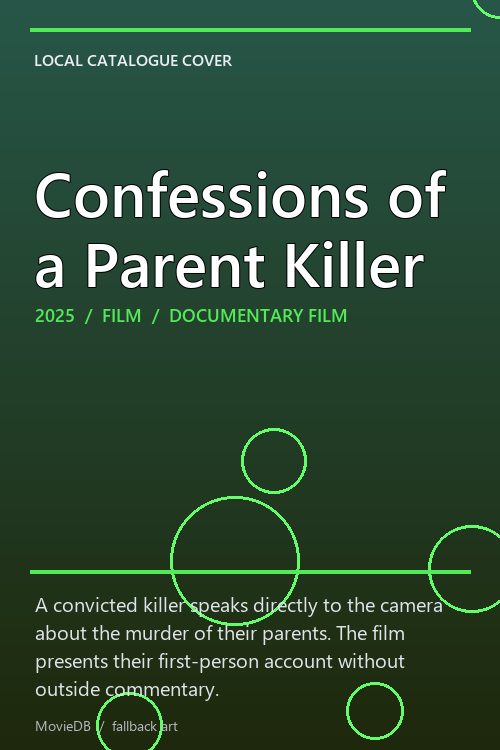 Confessions of a Parent Killer poster