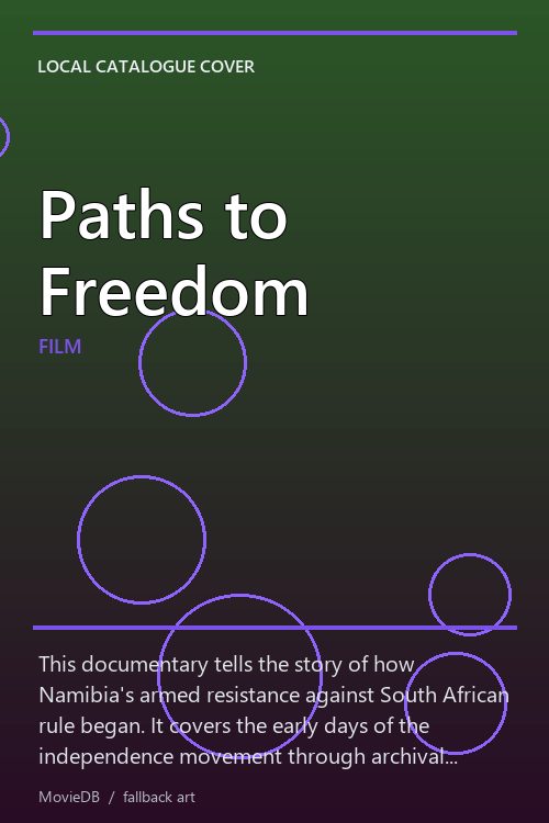 Paths to Freedom poster