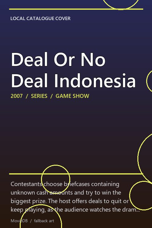 Deal Or No Deal Indonesia poster
