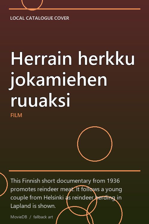Herrain herkku jokamiehen ruuaksi poster