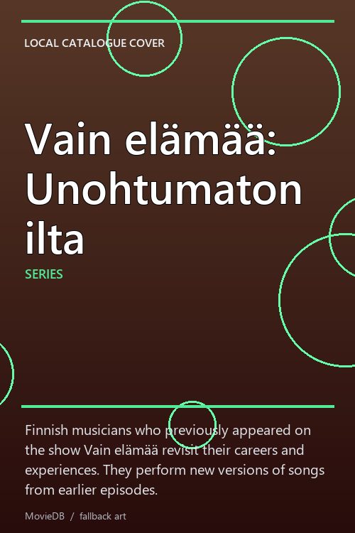 Vain elämää: Unohtumaton ilta poster