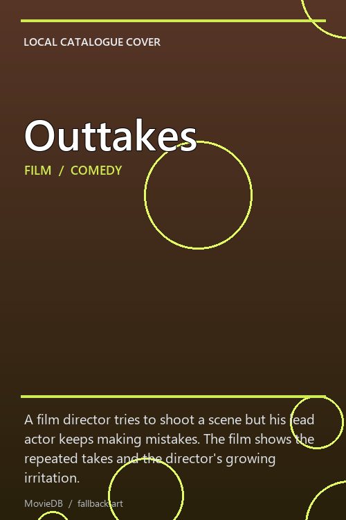 Outtakes poster