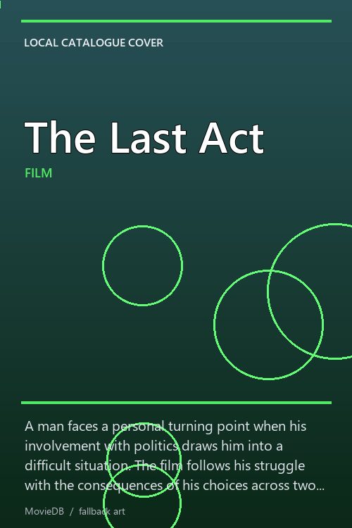 The Last Act poster