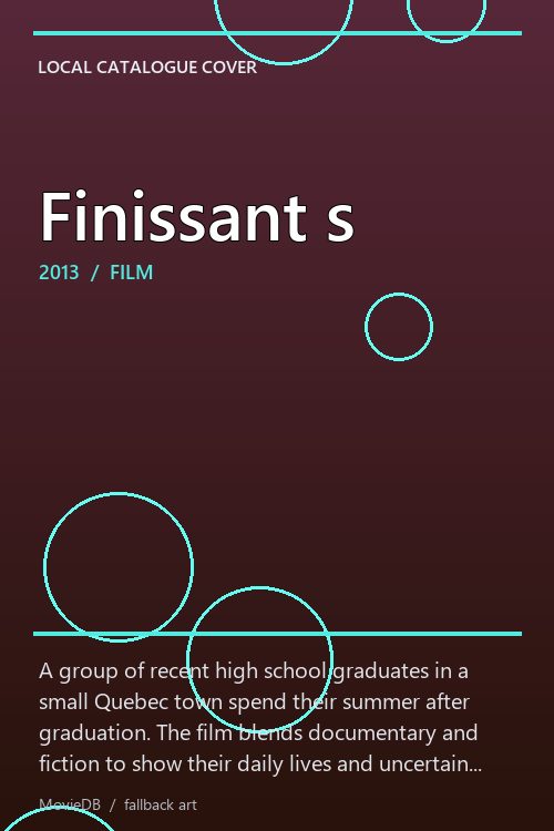 Finissant s poster
