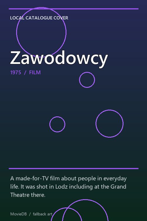Zawodowcy poster