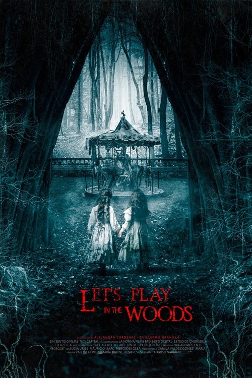 Let's play in the woods poster