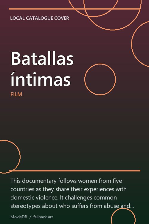 Batallas íntimas poster