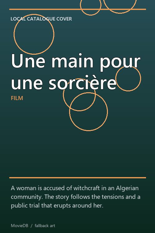 Une main pour une sorcière poster